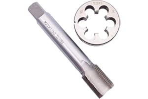 YODAOKE HSS M22 x 1mm Tap and M22 x 1.0mm Die Metric Thread Right Hand