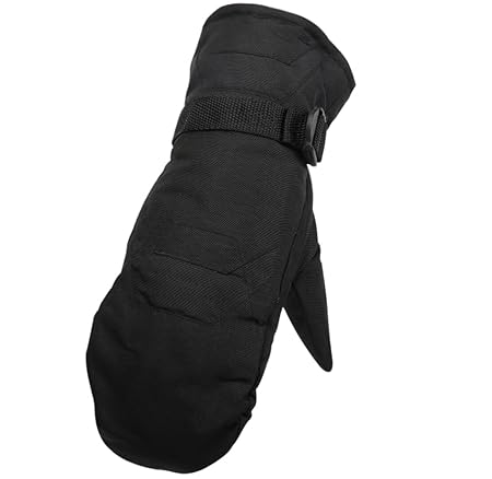Barrageon Skihandschuhe, Herren Damen Wintersport Fausthandschuhe Winddicht Wasserdicht, Outdoor Sports Warm Handschuhe für S
