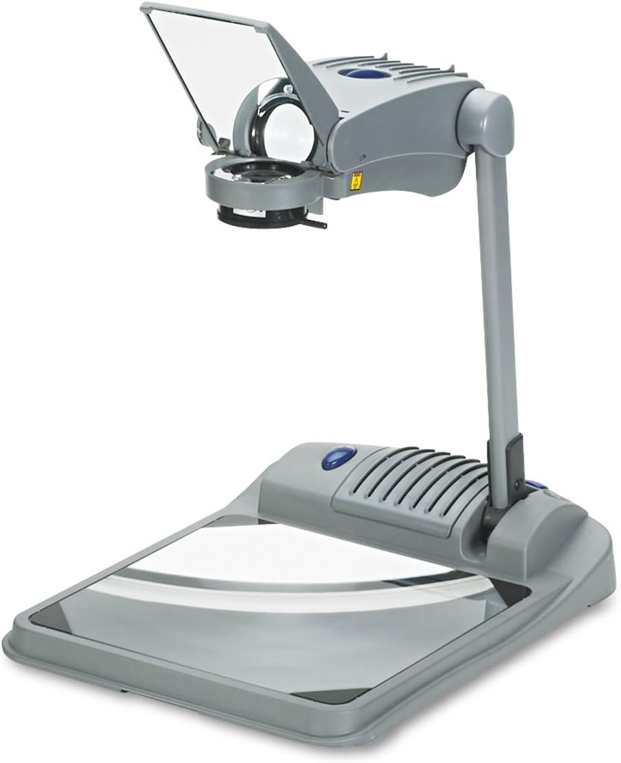Apollo Venture Open Head Ultra Portable Overhead Projector, 14.6 x 23.5 x 6.4 Inches, Gray
