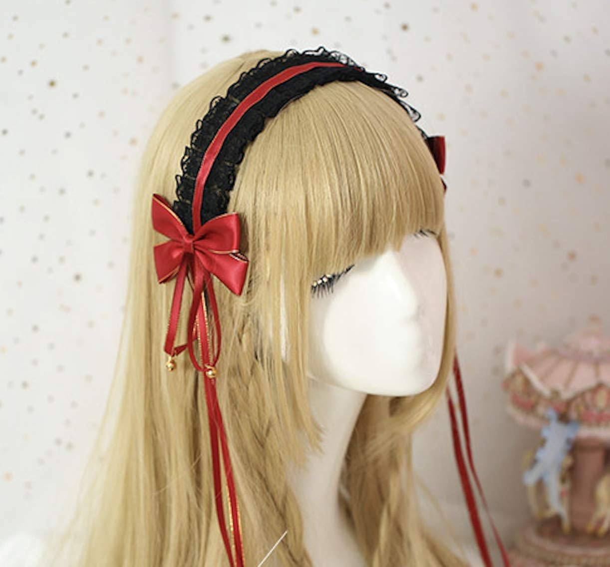 Amazon Co Jp ロリータ レース レディース カチューシャ フリル ヘアバンド ゴスロリ 長いリボン 蝶結び コスプレ 髪飾り ヘアアクセサリー かわいい 萌え キュート メイドカフェ おしゃれ J S Select Red2 ジュエリー