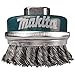Makita 1 Piece - Banded Knotted Wire Cup Brush For Grinders - Ultra Heavy-Duty Conditioning For Metal - 2.5