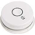 Kidde Wireless Smoke Detector, 10-Year Battery, Voice Alerts, Photoelectric Sensor Wire-Free Smoke Alarm, White