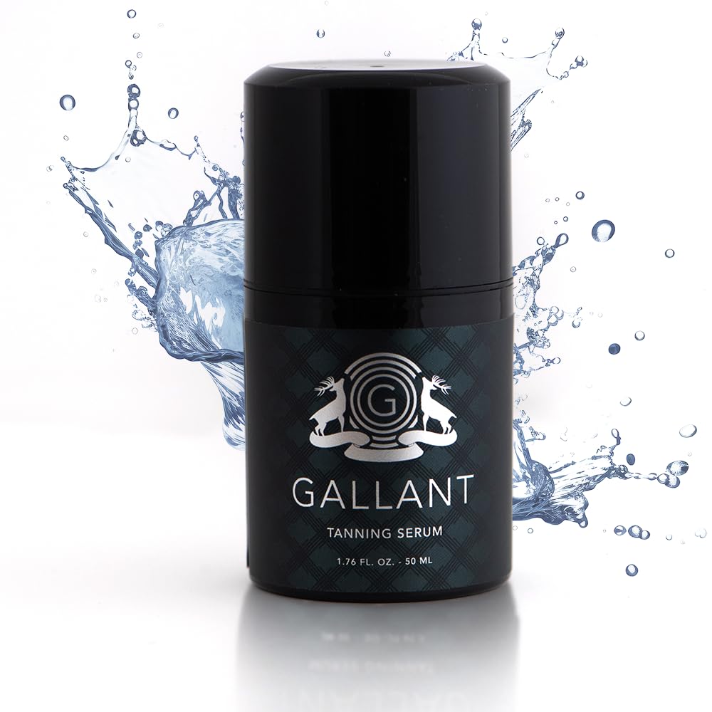 Gallant Face Serum for Men 50ml – Hydrating Gradual Face Tan with Hyaluronic Acid, Vegan & Cruelty-Free Skincare, Natural and Streak-Free Glow
