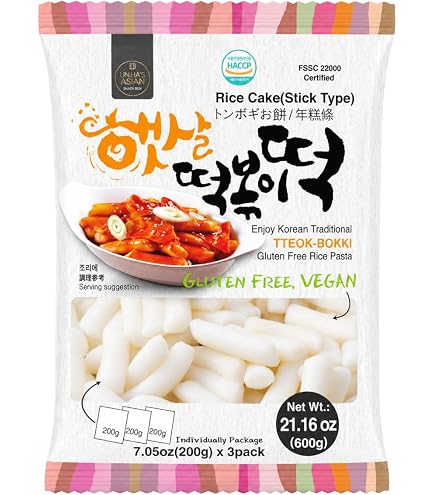 Amazon.com : Sekero rice cake,Korean rice cake, Rice Ovaletts