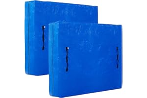 AlexHome Mattress Bag for Moving and Storage,Heavy Duty Tarp Reusable Mattress Storage Bag,Easy Carrier Mattress Moving Cover (Queen Size,2 Pack)