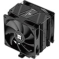 Thermalright Burst Assassin 120 EVO Dark CPU Air Cooler Brushed Black Top, 6 Heat Pipes with PWM Quiet Fan CPU Cooler, for AM4/ AM5/Intel 1851/1700/1150/1151/1200, PC Cooling(BA120 EVO Dark)