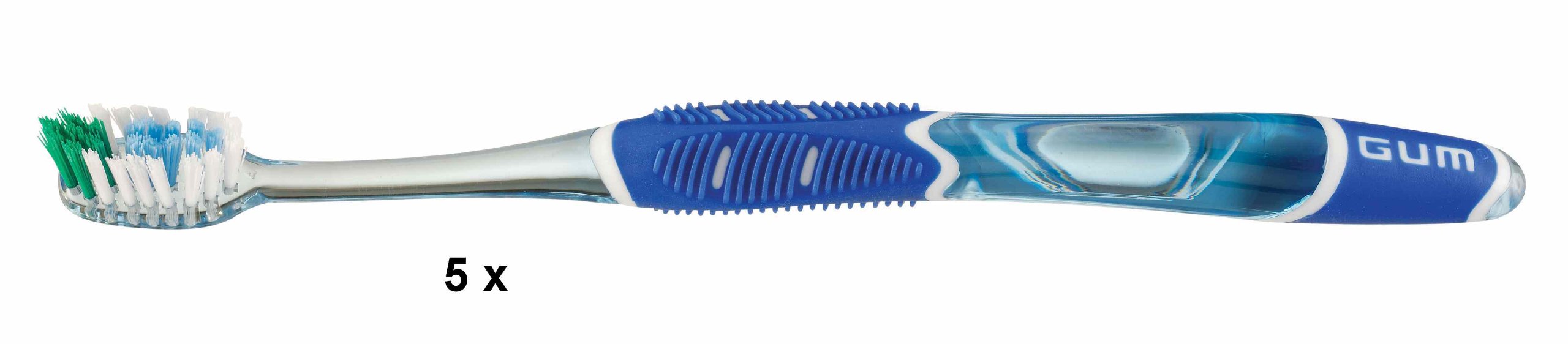 GUM Technique+ Toothbrush 493 Medium Pack of 5