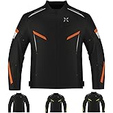 FTX Motorcycle Jacket for Men, Motorcycle Full Body Protective Gear Armor, Cordura Textile Fabric Motorcycle Jacket for Men
