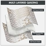 Emma Barclay Cotswold Quilted Patchwork Bedspread Set Natural Double view 4
