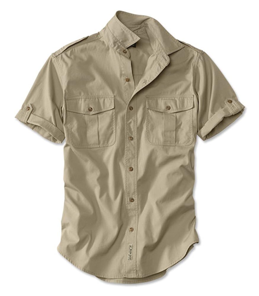 Men Orvis Short-Sleeved Bush Shirt 