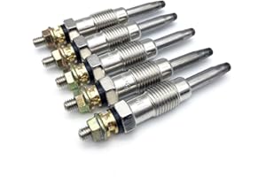 Ensun Diesel Glow Plugs - Dual Coils Quick Start - Compatible with 190D 240D 300CD 300D 300SD 300SDL 300TD (pack of 5) replace# 0250201039 80006 DRX00068