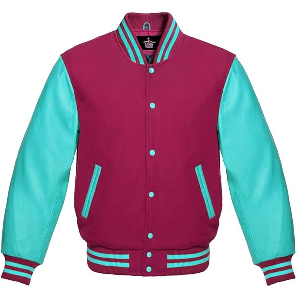 Lishow Fashion Varsity Jacket Baseball Letterman Bomber School