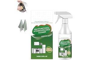 Multi-purpose Enzyme Foam Cleaner, Powerful Kitchen Appliance Cleaner Spray, Natural Enzyme Cleaners, Kitchens Pots and Pan C