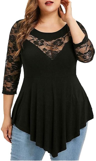 women's plus size fancy tops