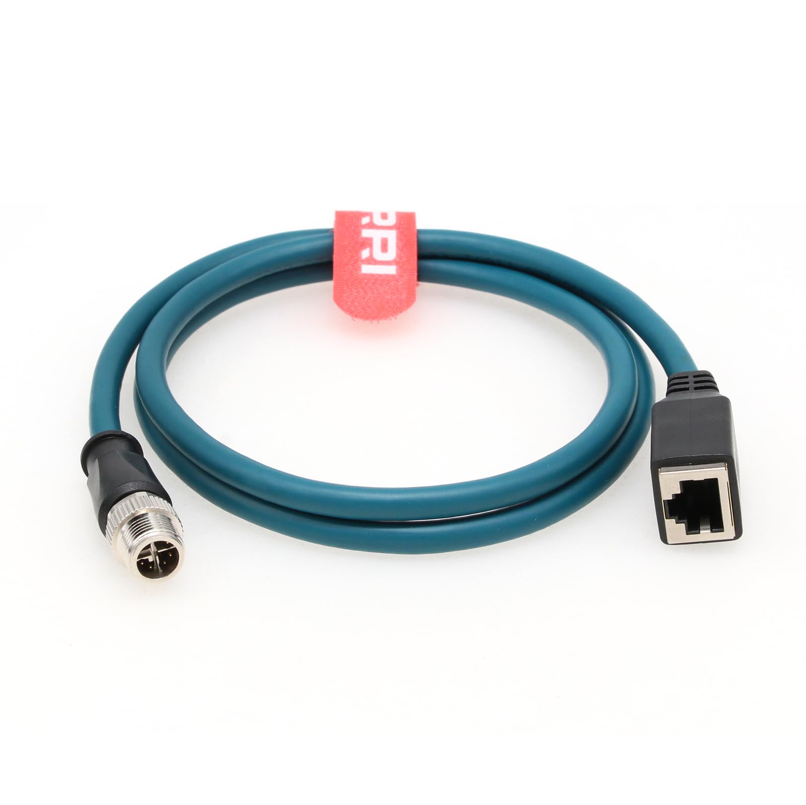 DRRI DRRI 8-Pin X-Code Male to RJ45 Female Ethernet Cat6 Industrial Ethernet Cable For Cognex Camera |Switch Cabinet| Sensors
