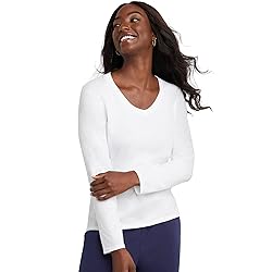 Hanes Women's Originals Long Sleeve Cotton