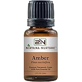 Nirvana Nurture Amber Essential Oil 100% Pure Premium Therapeutic Grade, Undiluted