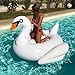 Floatie Kings White Swan Party Pool Float - Original Giant Premium Inflatable
