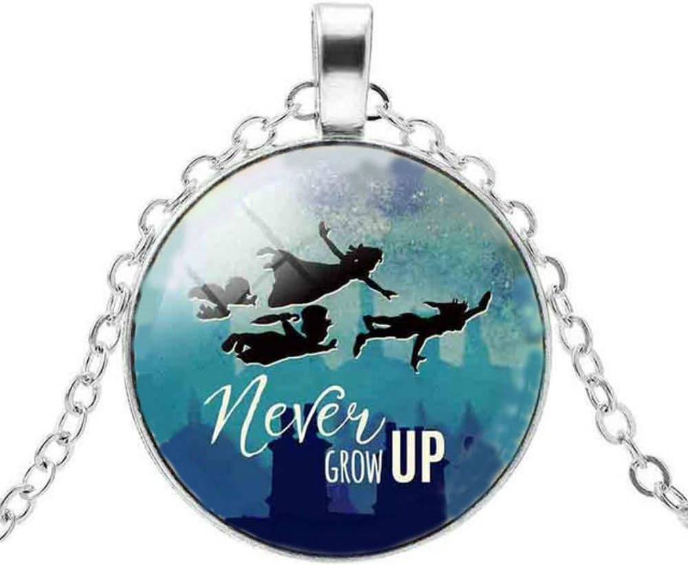 Dolphins Deals Peter Pan Never Grow Up Necklace Style 2
