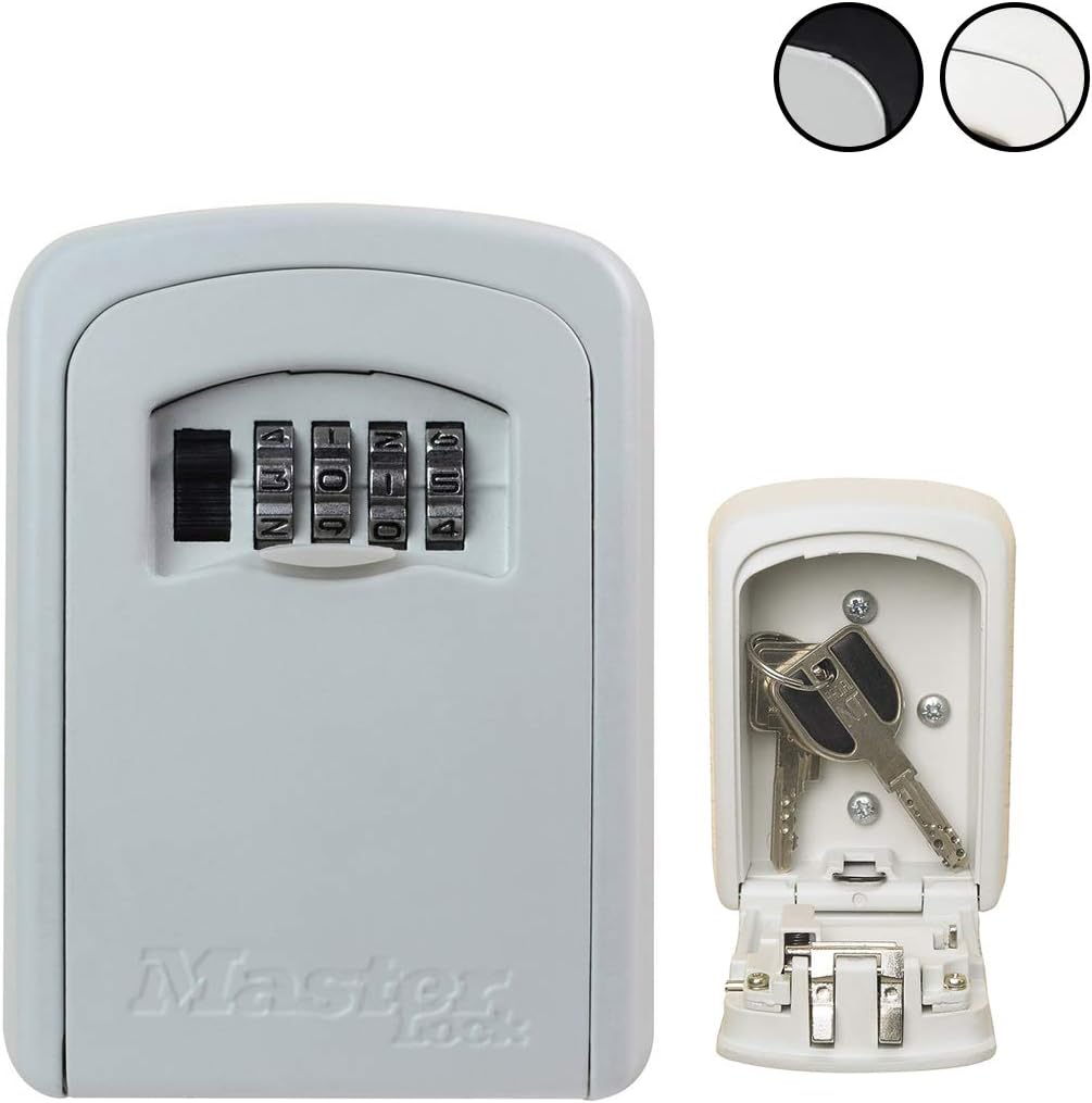 MASTER LOCK Key lock box [Medium size] [Wall mounted] - [White] 5401EURDCRM - Key Safe