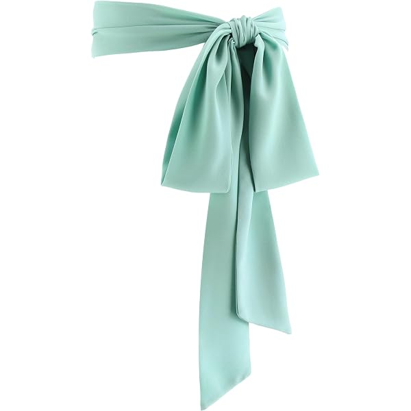 Juweniz Women's Long Chiffon Sash Waist Belt For Wedding Bridal Bridesmaid  Prom Formal Special Occasion Dress Belt 3'' Aqua at Amazon Women's Clothing  store