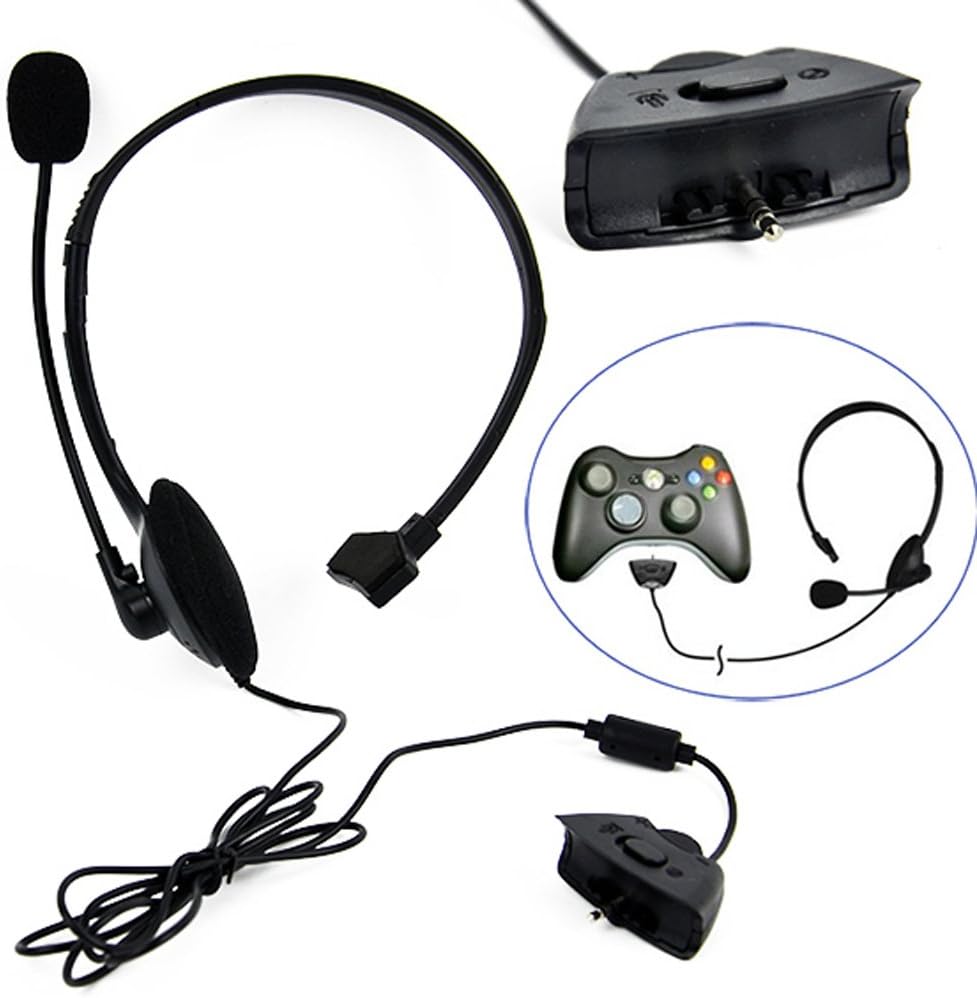 Headset With Microphone For XBOX 360 LIVE XBOX360 Black Musical Instruments
