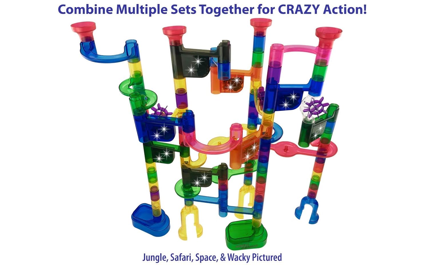 Free App Marble Genius Marble Run Jungle Sounds Lights & Sounds Accessory Set Building