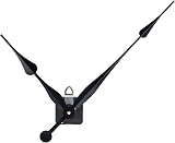 Hicarer High Torque Clock Movement Long Shaft with 12 Inch Spade Hands Black view 8