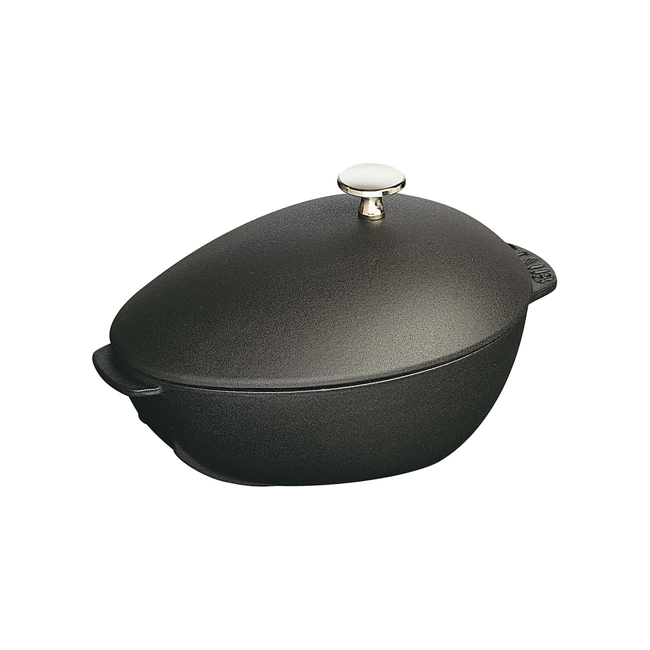 Staub Mussel Pot with Lid, 25 cm, Matt Black, 1102523
