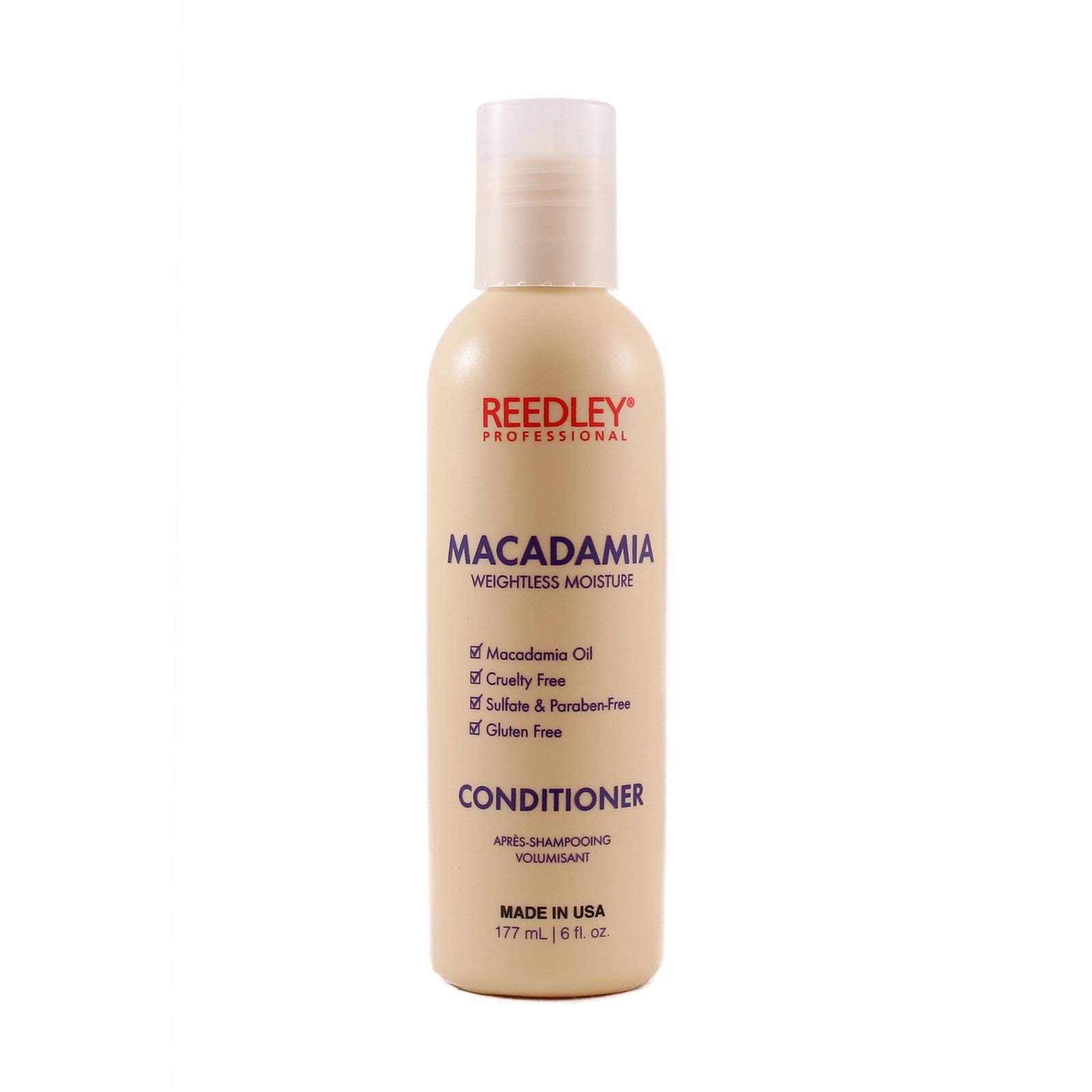 Reedley - Macadamia Volumizing Conditioner - Cruelty Free Conditioner - Gluten Free - Sulfate Free and Paraben Free Conditioner - Shine, Hydration and Hair Strengthening