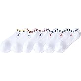 POLO RALPH LAUREN Men's Athletic Performance Low Cut Cotton Socks (6-Pair)