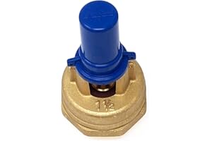 GUOML Brass Vacuum Relief Valve - 1-1/2", 370 CFM (1035-0000 RIV)