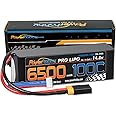 Powerhobby 4s 14.8v 6500mah 100c Lipo Battery w XT60 Plug + Adapter Compatible with : Traxxas X-Maxx 8S