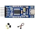 FT232 USB to UART (TTL) Communication Module, USB-C Connector, Compatible 3.3V/5V Logic Level, Supports Mac OS, Linux, Android, Wince, Windows 7/8/8.1/10/11...