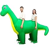 Yearntown Two Person Inflatable Dinosaur Costume Adult, Blow Up Couples Halloween Costume 2025 Funny Outfit for Adult Cosplay(Dinosaur)