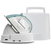 Panasonic NIQL300G Mini Cordless Steam & Dry Iron – 1400W Lightweight Iron for Clothes, Crafts & Quilting – Portable Ceramic 