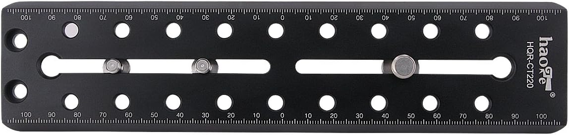 Haoge HQR-CT220 220mm Camera Quick Release QR Plate for Cartoni Focus Focus 8S, Focus HD, e-Focus, Lambda 10, HiDV, Smarthead - Image 5