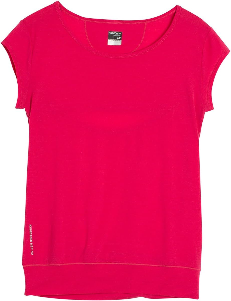 Icebreaker Merino Women's Sublime Short Sleeve Shirt, New Zealand Merino Wool