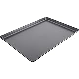 Chicago Metallic Non-Stick Extra Large Cookie Baking Sheet, 15"-by-21, Metallic Gray