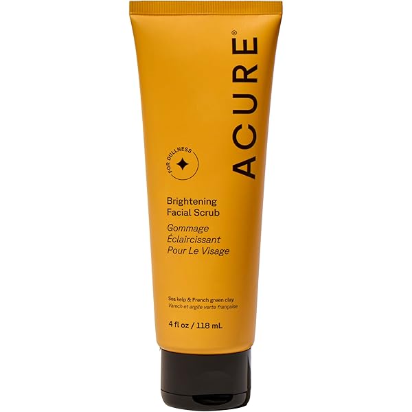 Acure Brightening Facial Scrub Review: Glow & Radiance