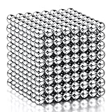 BARIHO Cube Toys Sculpture Holders, Children's Puzzle Magic Cubes DIY Educational Toys for Intelligence & Stress Relie, Silver