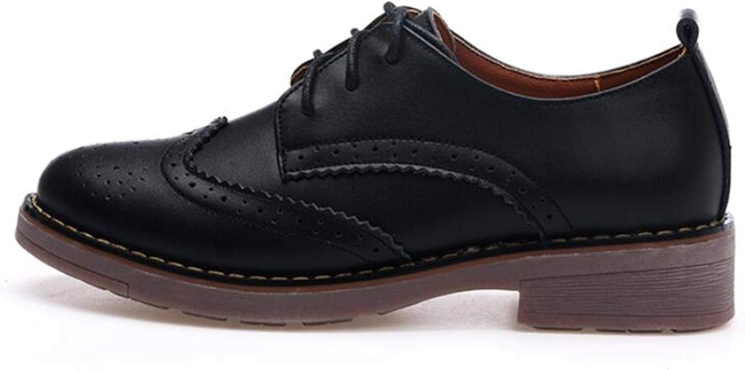 Dadawen Chaussures A Lacets Femme Oxfords Et Derbies