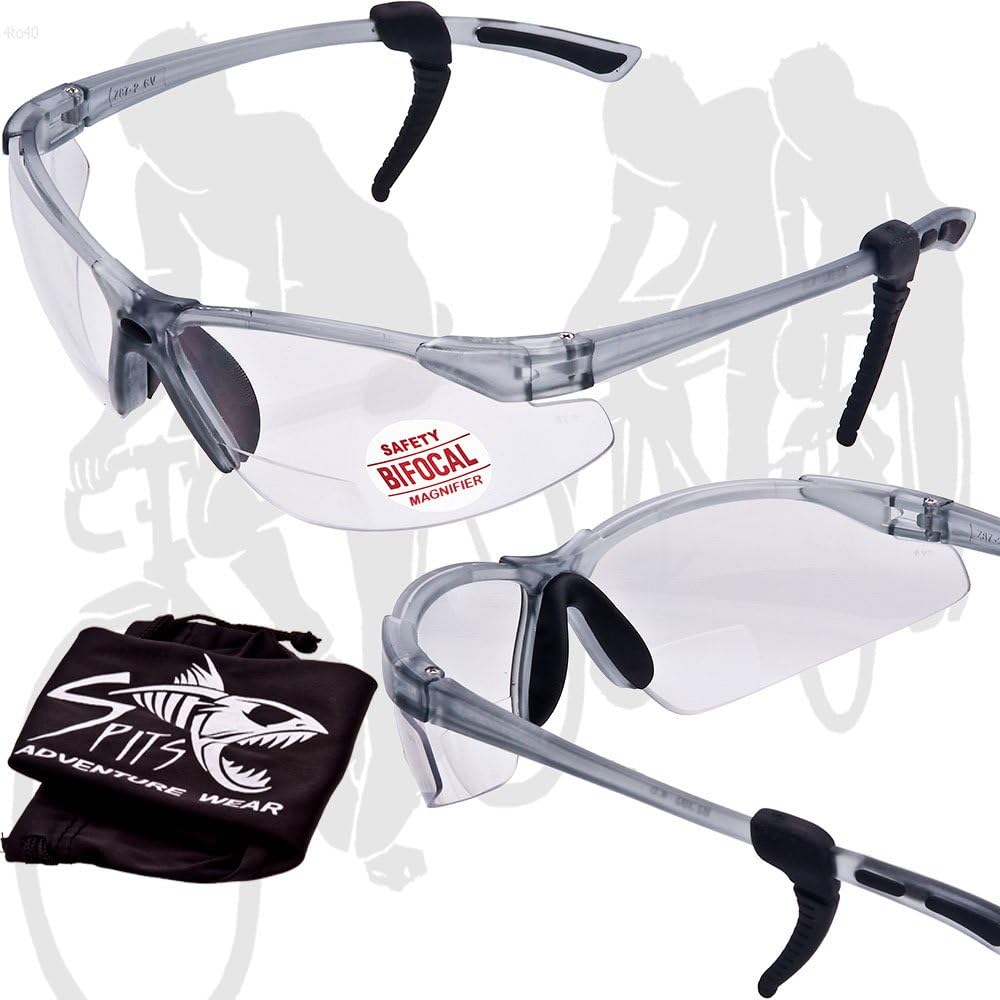 Thresher Cycling/Running Bifocal Sunglasses Clear or Smoke
