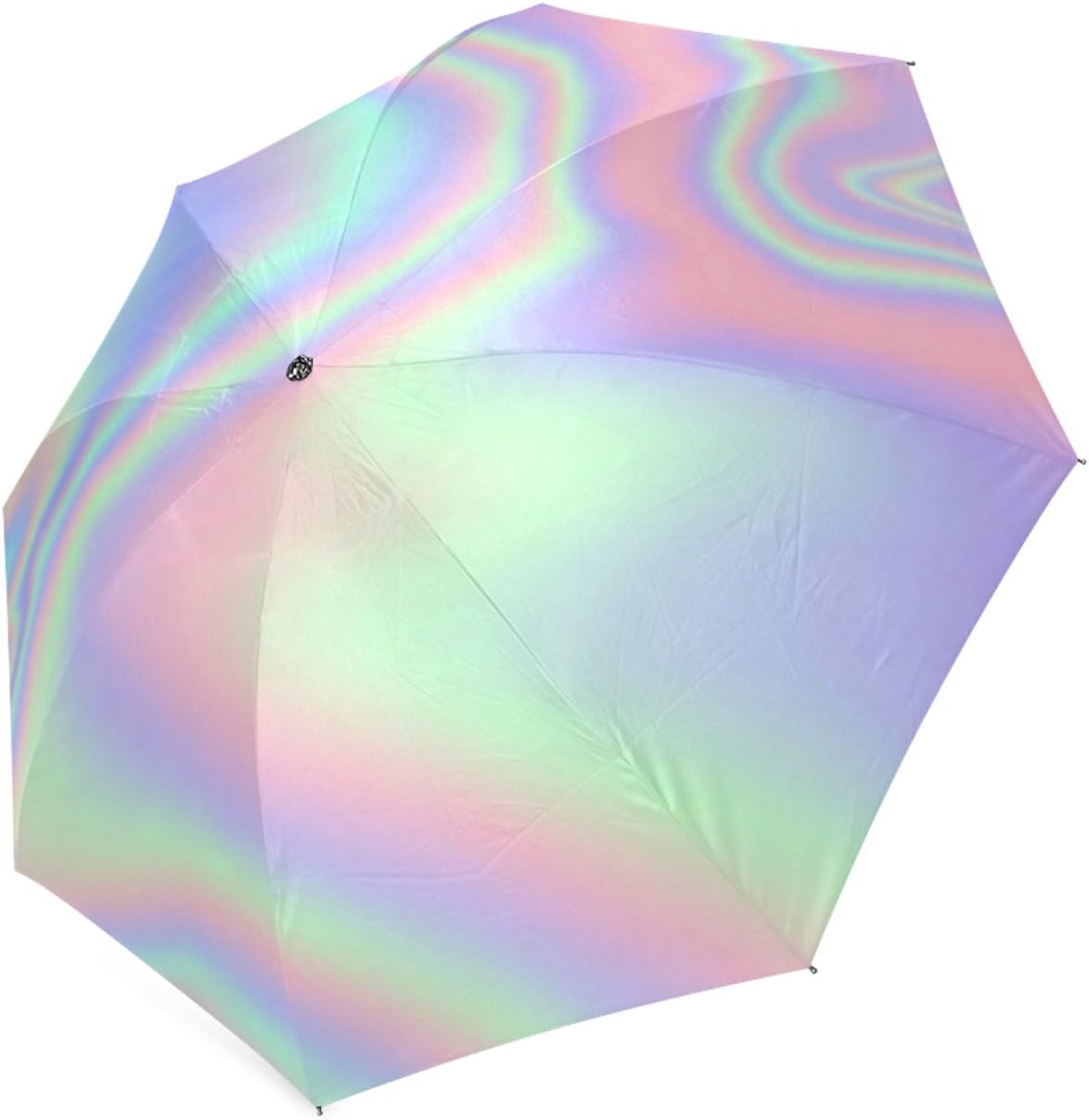 Personalized Iridescent Vke Foldable Raining Umbrella