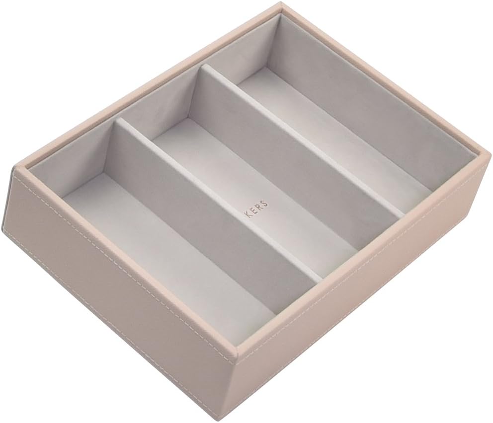 Stackers Blush Classic Medium Jewellery Box Watch/Accessories Layer, Blush Pink - Image 3