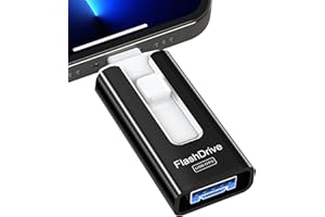 256GB USB Flash Drive for Phone and Pad, Photo Stick High Speed External USB Thumb Drives Photo Storage Memory Stick for Save