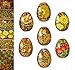 LOT 3 Thermo Heat Shrink Sleeves - Easter Egg Decorating Kit - Ukrainian Pysanky Supplies - Decorative Easter Egg Wraps - Easter Decoration Wraps Pysanka Pysanky - for 21 Easter Eggs