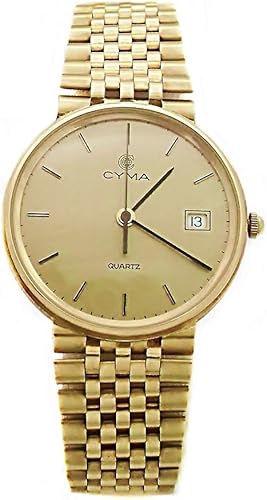 Reloj Cyma oro 18k hombre anilla esfera champán 6359 [AB3897 ...