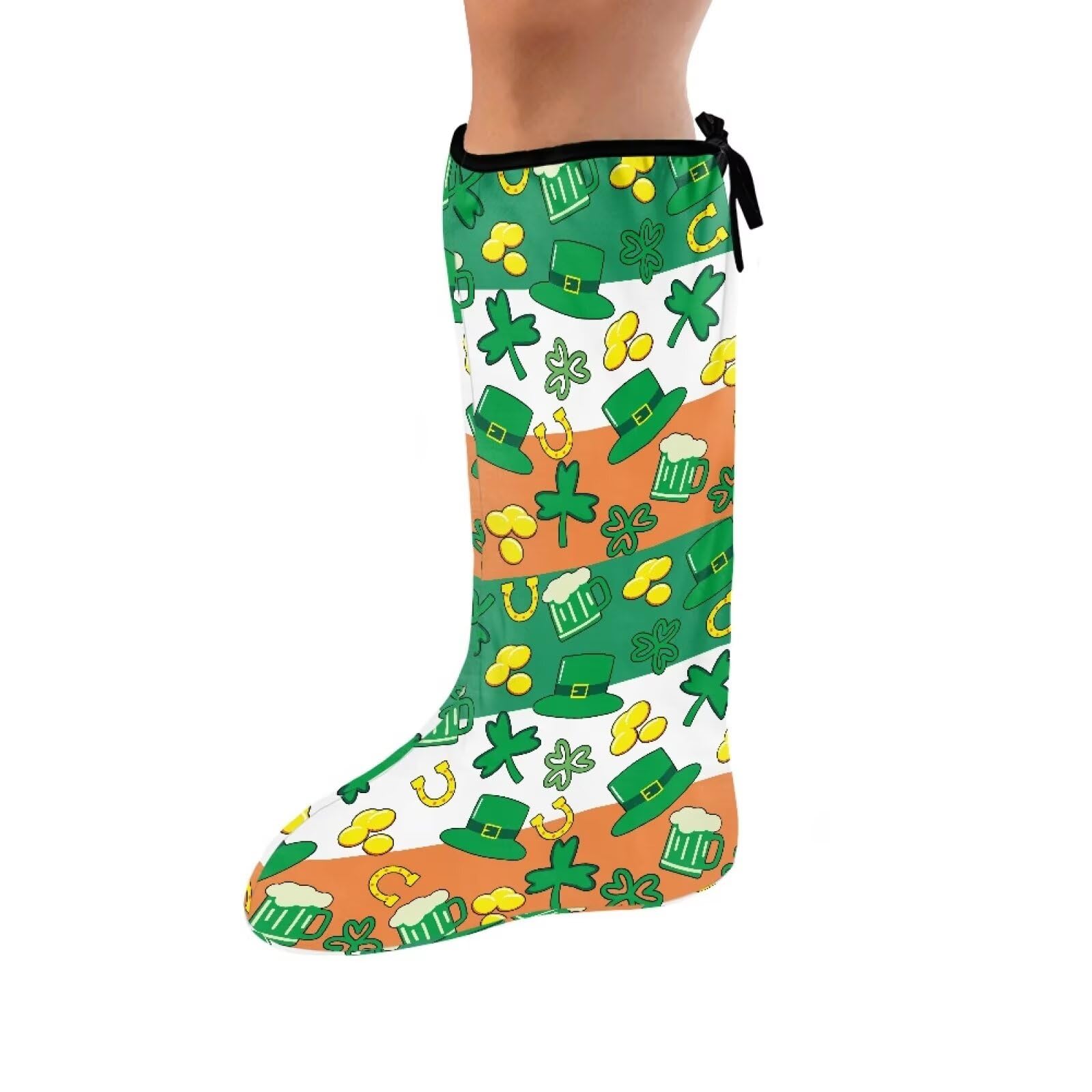 LedBack Saint Patricks Day Cast Sock Cover for Foot