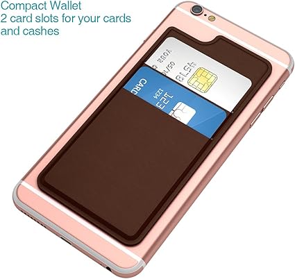 Amazon Dodocool Iphone ケース カード収納付け 収納ポケット 背面ポケット ステッカーポケット 各社スマートフォン対応 茶 ステッカー シール 通販